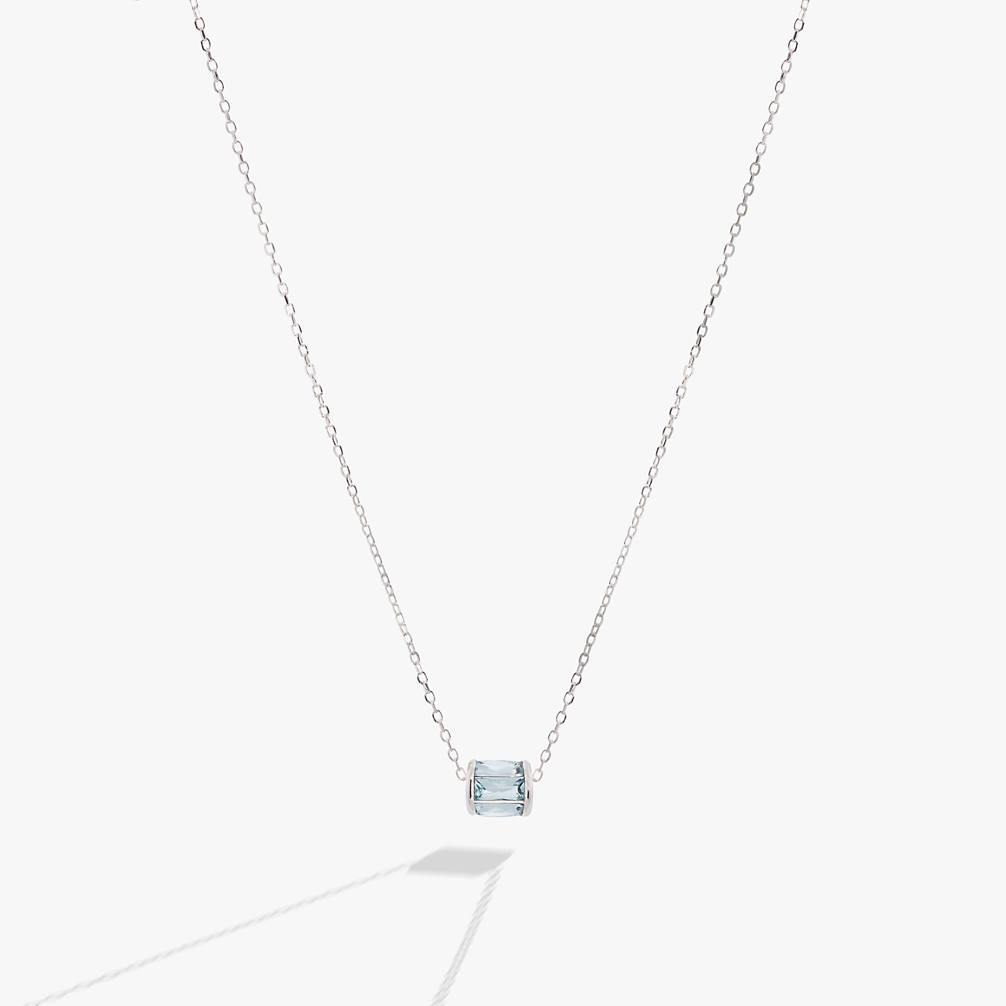 March Birthstone Precious Pendant Necklace 14kt Gold Over Sterling Silver | Alex and Ani