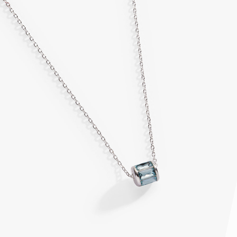 March Birthstone Precious Pendant Necklace 14kt Gold Over Sterling Silver | Alex and Ani