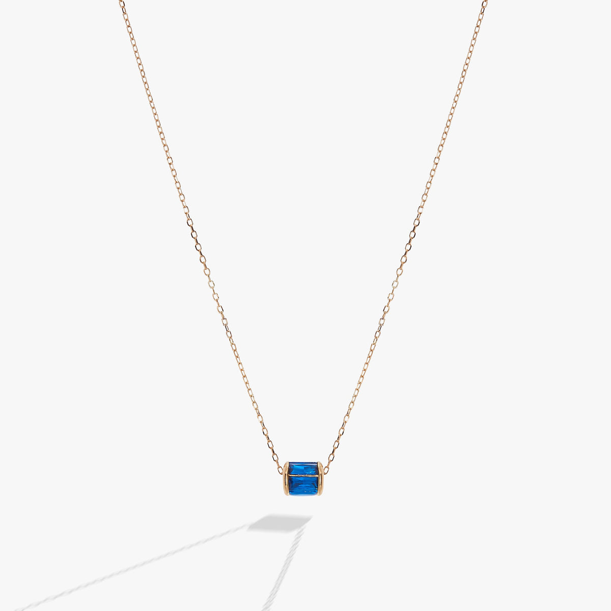 September Birthstone Precious Pendant Necklace 14kt Gold Over Sterling Silver | Alex and Ani