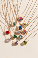 September Birthstone Precious Pendant Necklace 14kt Gold Over Sterling Silver | Alex and Ani