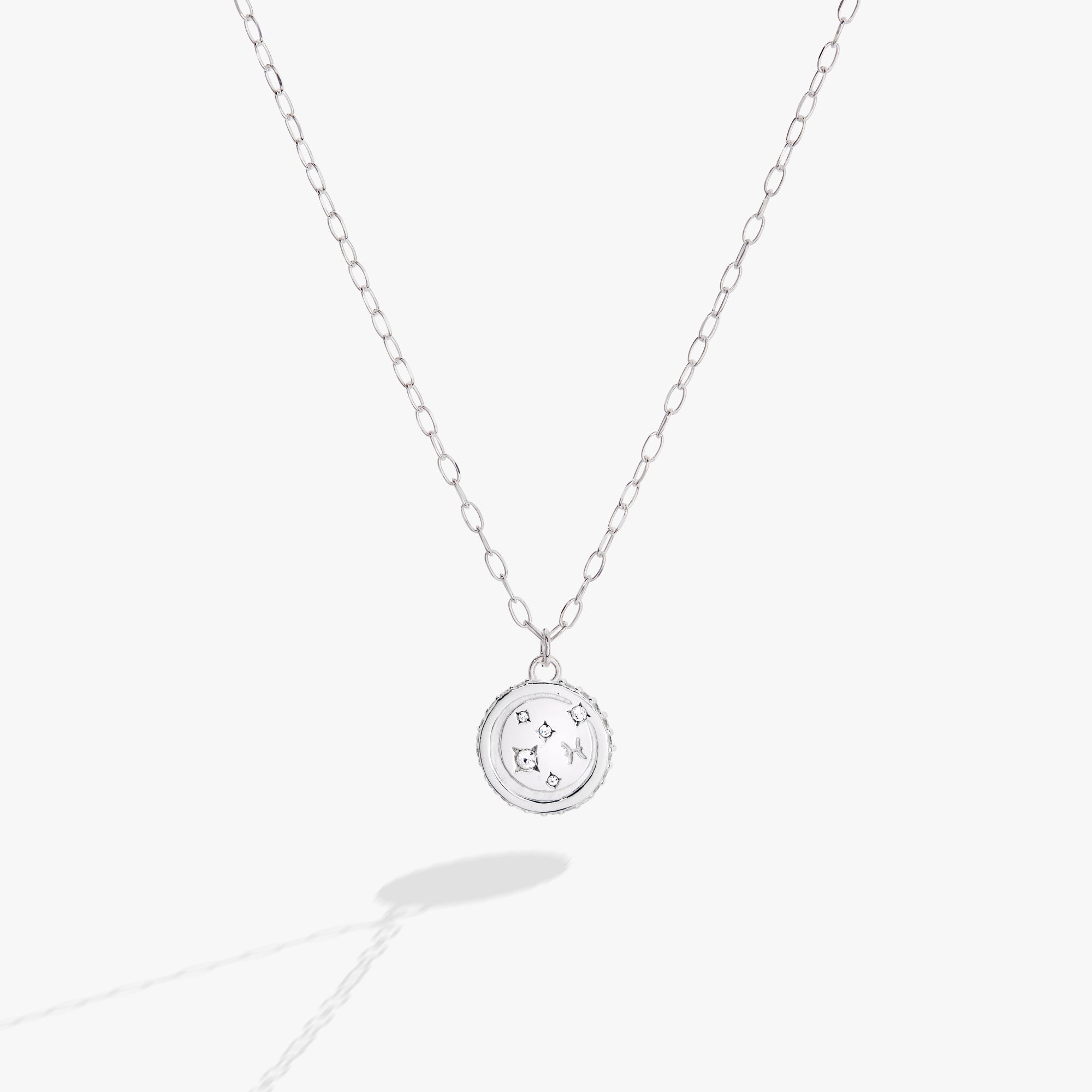 Pisces Zodiac Precious Necklace Sterling Silver | Alex and Ani