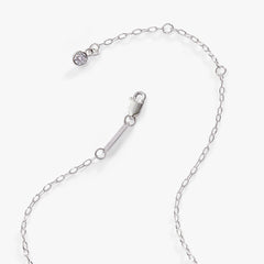 Precious Elongated Initial Necklace R Sterling Silver | Alex and Ani