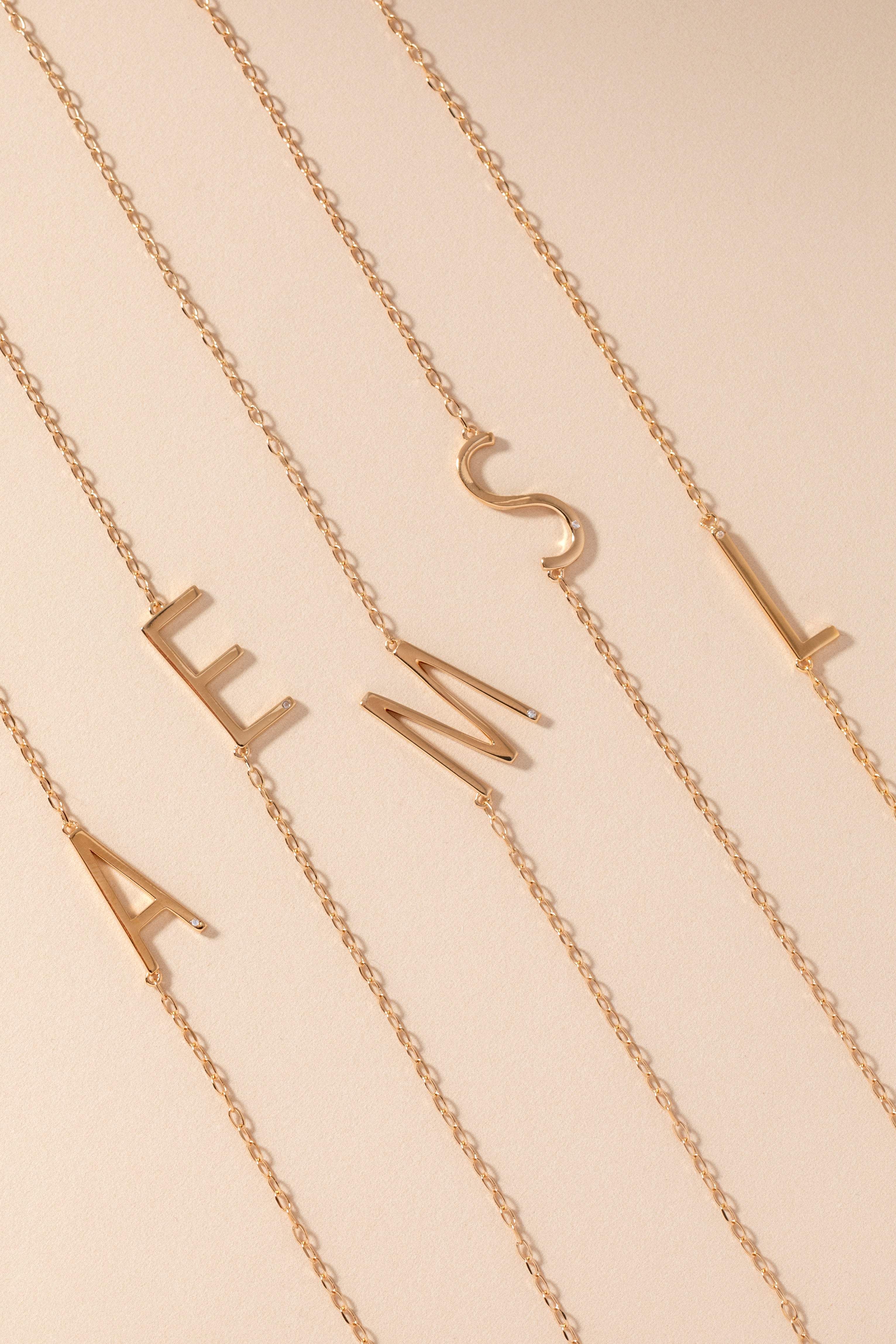 Precious Elongated Initial Necklace S 14kt Gold Over .925 Sterling Silver | Alex and Ani