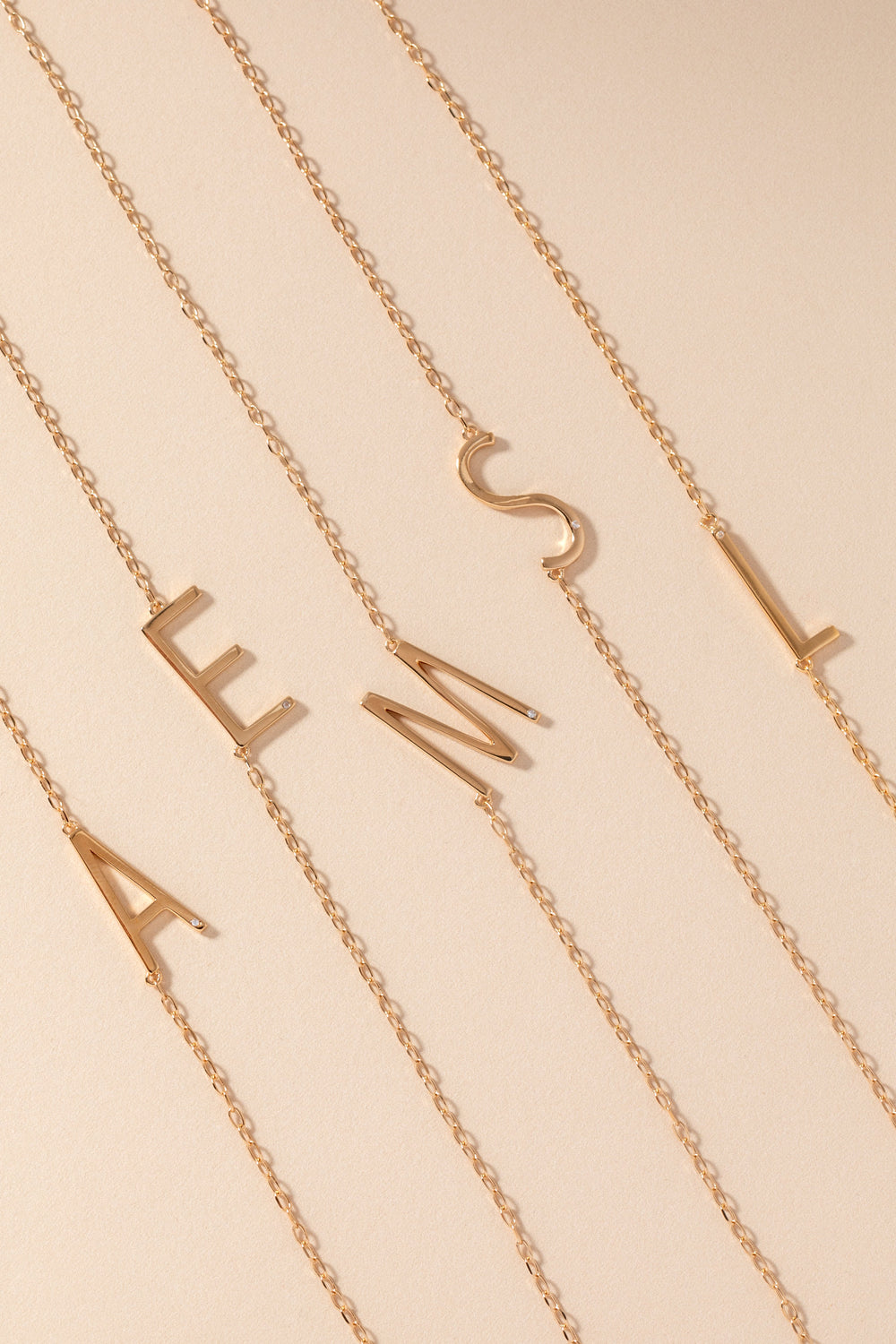 Precious Elongated Initial Necklace S 14kt Gold Over .925 Sterling Silver | Alex and Ani