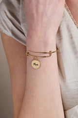 Mom Charm Bangle Gold | Alex and Ani