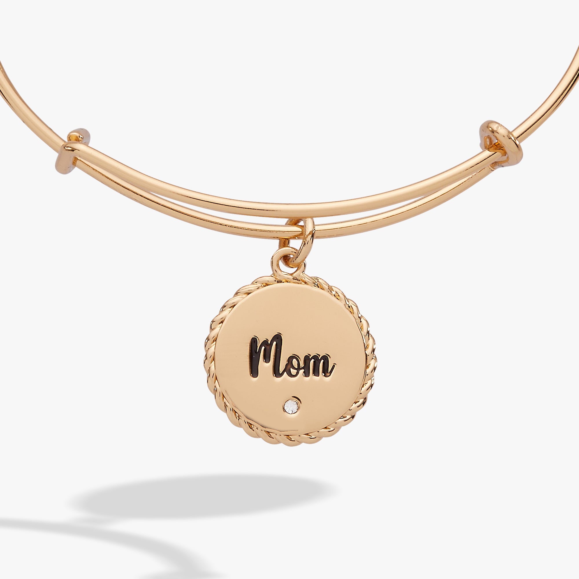 Mom Charm Bangle Gold | Alex and Ani