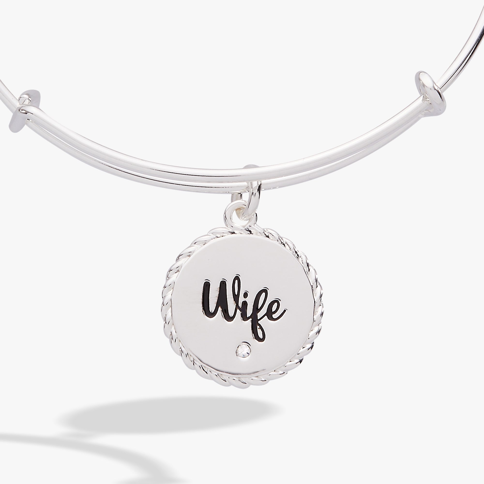 Wife Charm Bangle Gold | Alex and Ani
