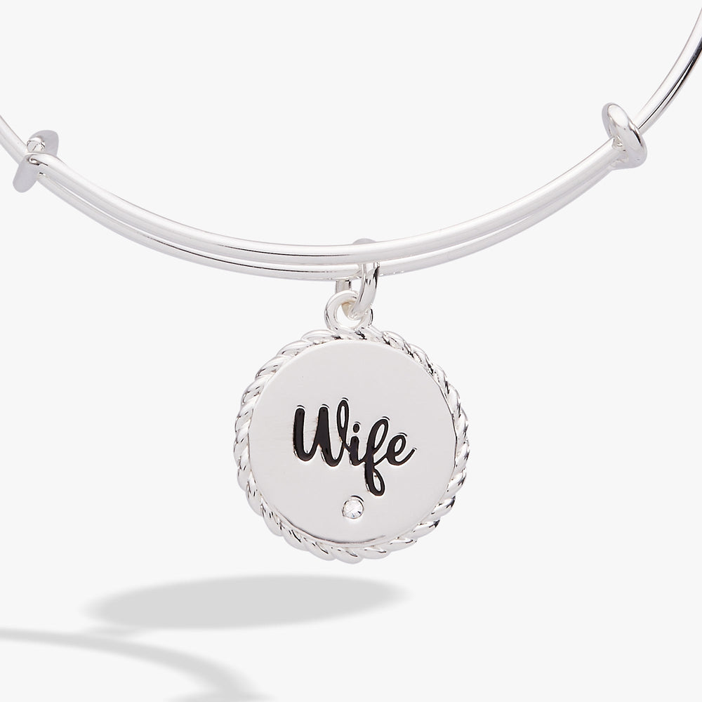 Wife Charm Bangle Gold | Alex and Ani