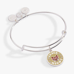 Check Meow-T Charm Bangle Silver | Alex and Ani