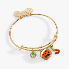 SOM - Trick or Treat multi charm bangle Gold | Alex and Ani