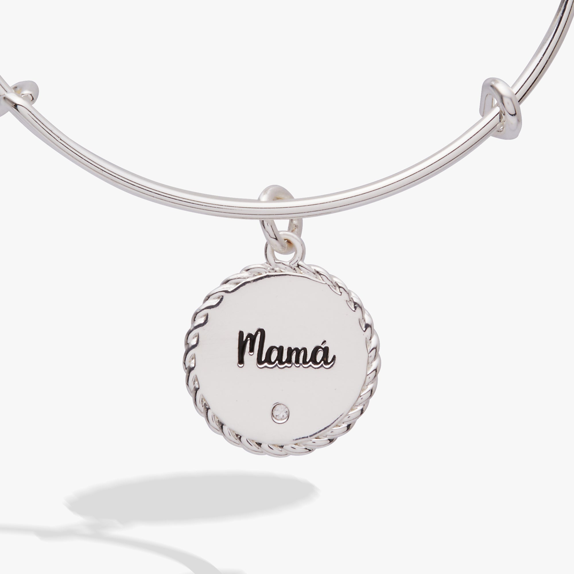 Mamá Charm Bangle Silver | Alex and Ani
