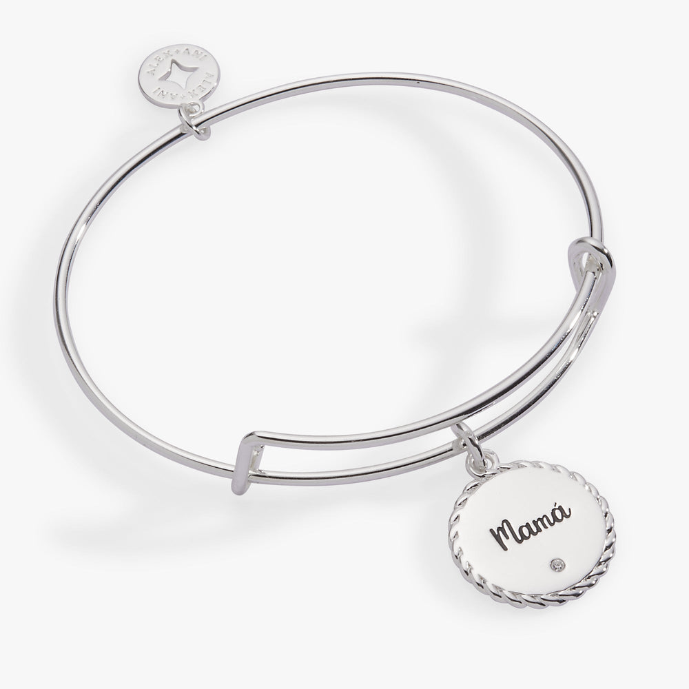 Mamá Charm Bangle Silver | Alex and Ani