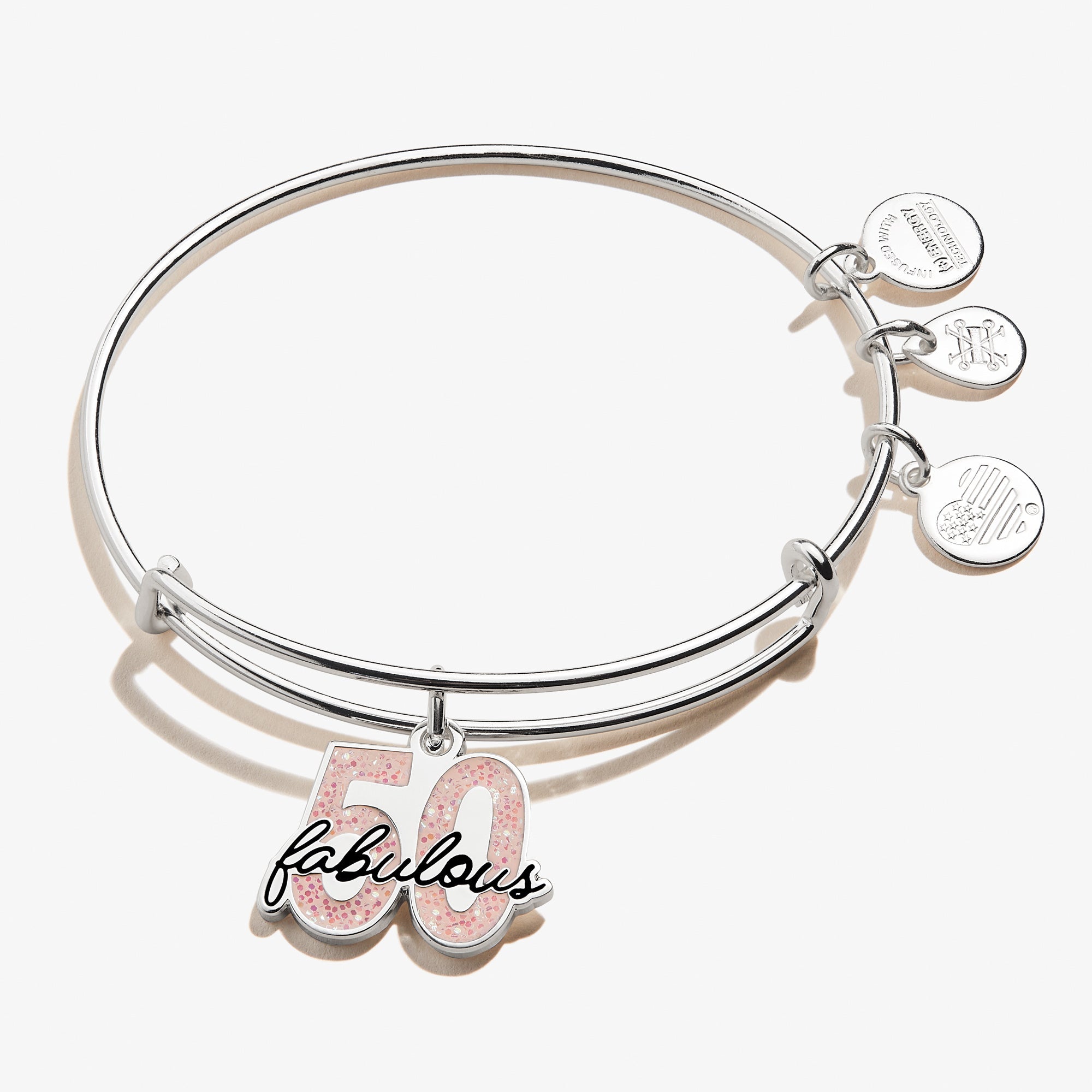 Fabulous 50' Charm Bangle - Alex and Ani Shiny Silver | Alex and Ani