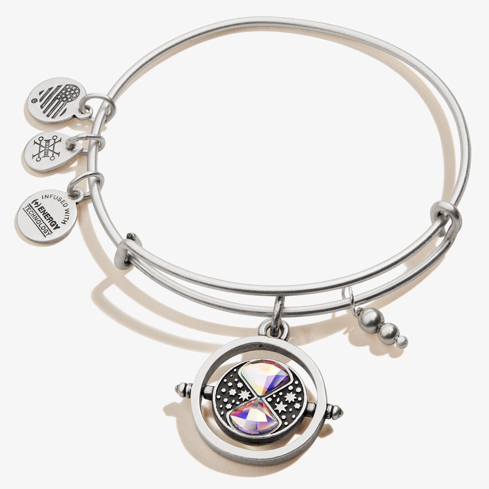 Harry Potter™ Time Turner Spinner Charm Bangle Rafaelian Silver | Alex and Ani