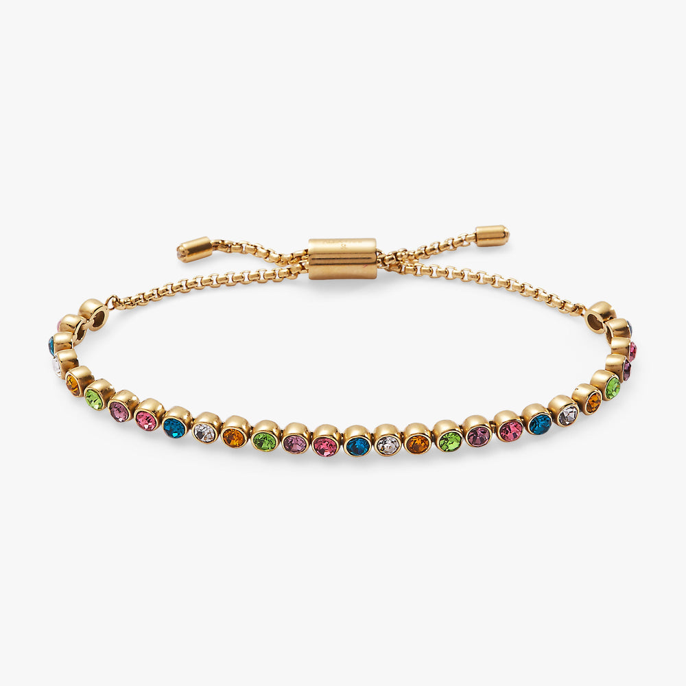 Colorful Christmas Bolo Bracelet Stainless Steel Silver | Alex and Ani