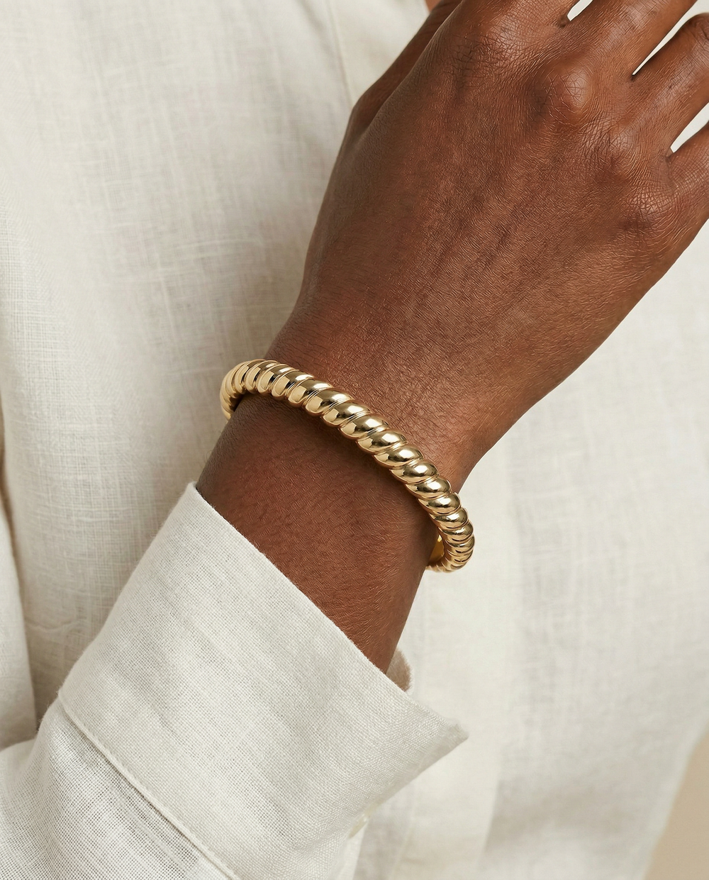 Stainless Steel Rope Textured Bangle Stainless Steel Silver | Alex and Ani