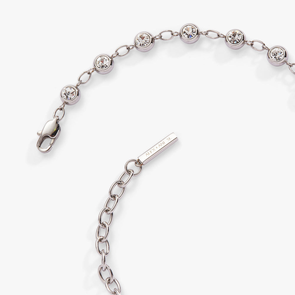 Crystal Pebble Chain Bracelet Stainless Steel Gold | Alex and Ani