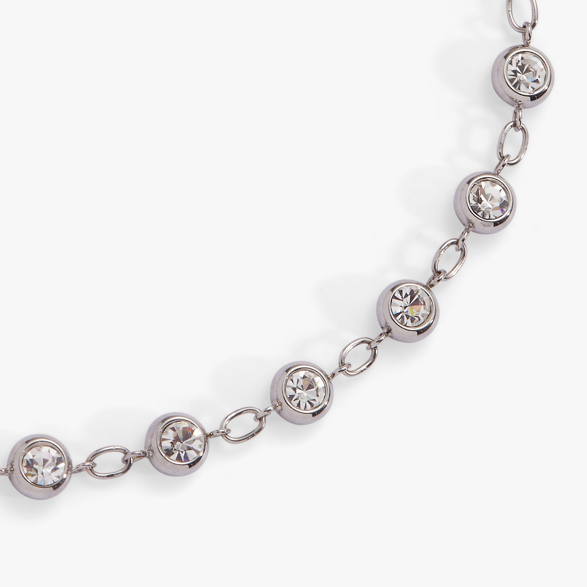 Crystal Pebble Chain Bracelet Stainless Steel Gold | Alex and Ani