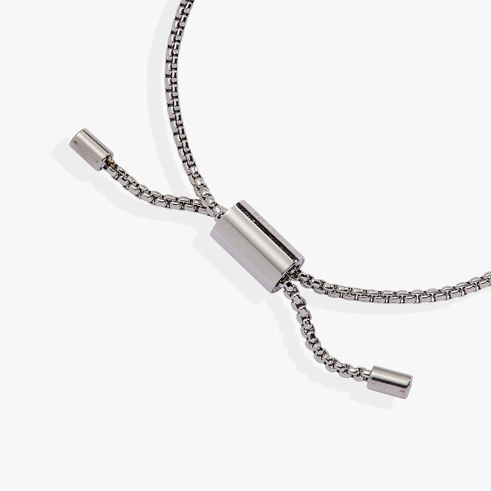I Love You Acrostic Bolo Stainless Steel Silver | Alex and Ani