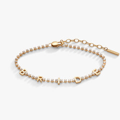 Bride Tennis Chain Bracelet Stainless Steel Silver | Alex and Ani