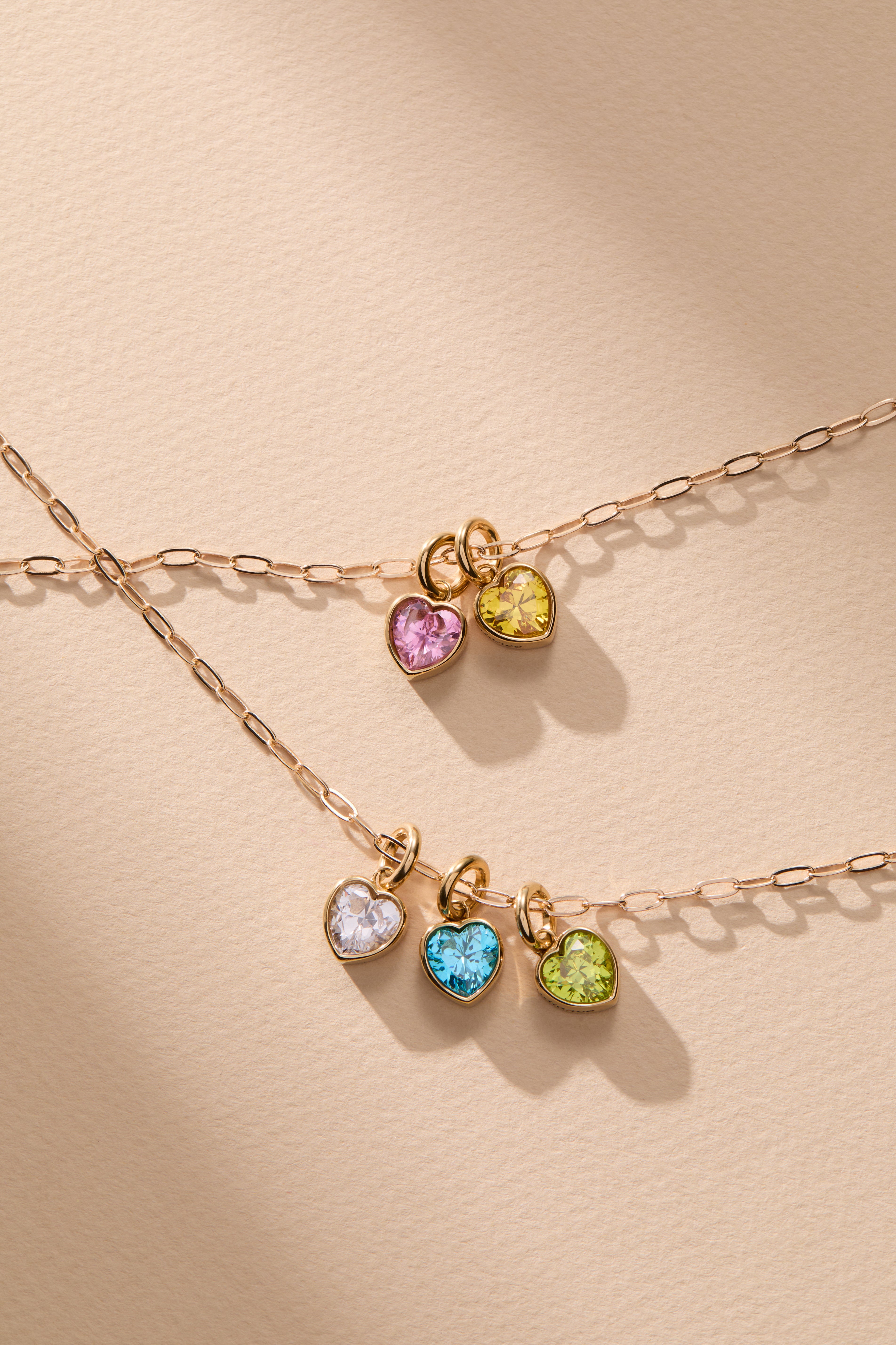 Radiance' Heart Birthstone Charm-AUGUST Stainless Steel Gold | Alex and Ani