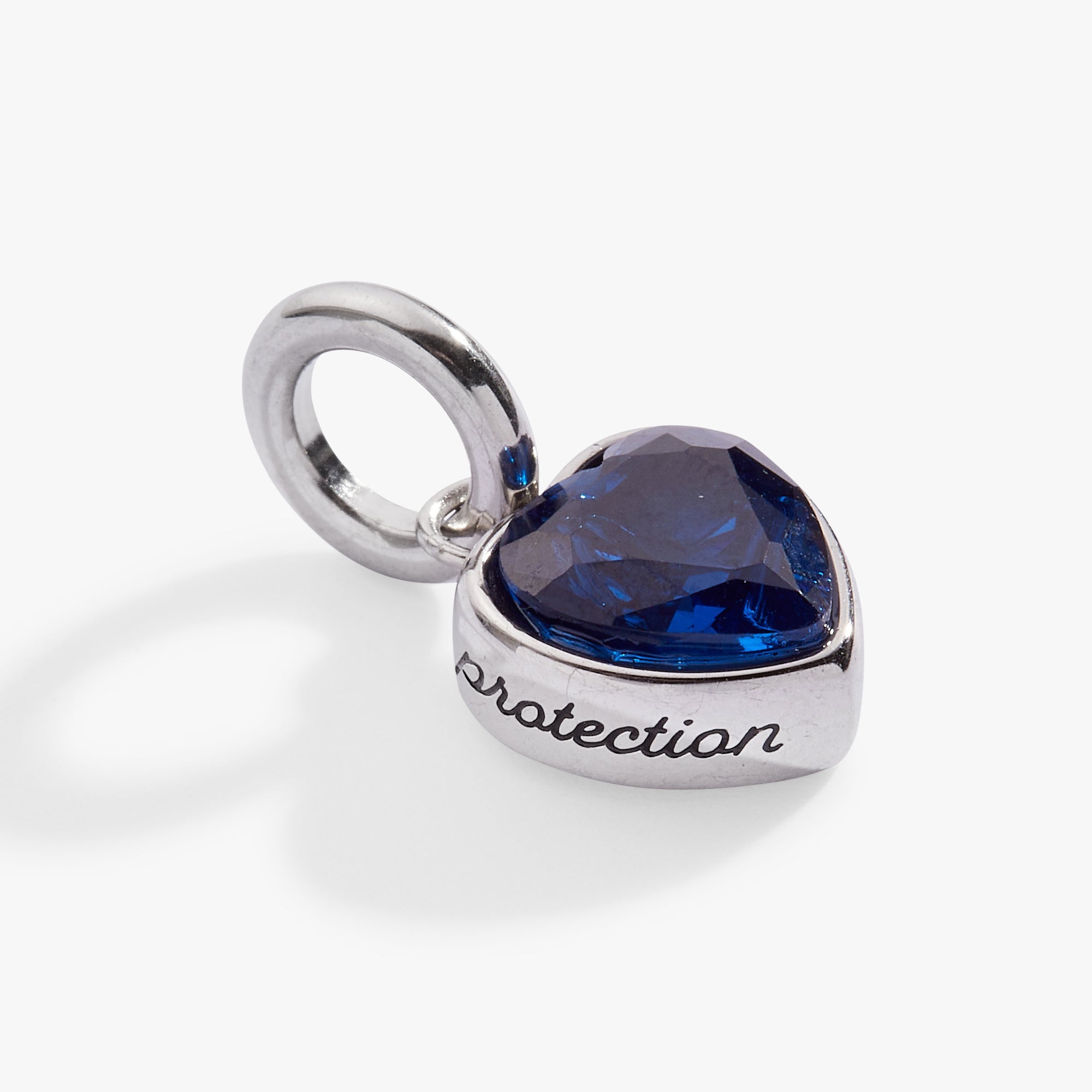 Protection' Heart Birthstone Charm-SEPTEMBER Stainless Steel Gold | Alex and Ani