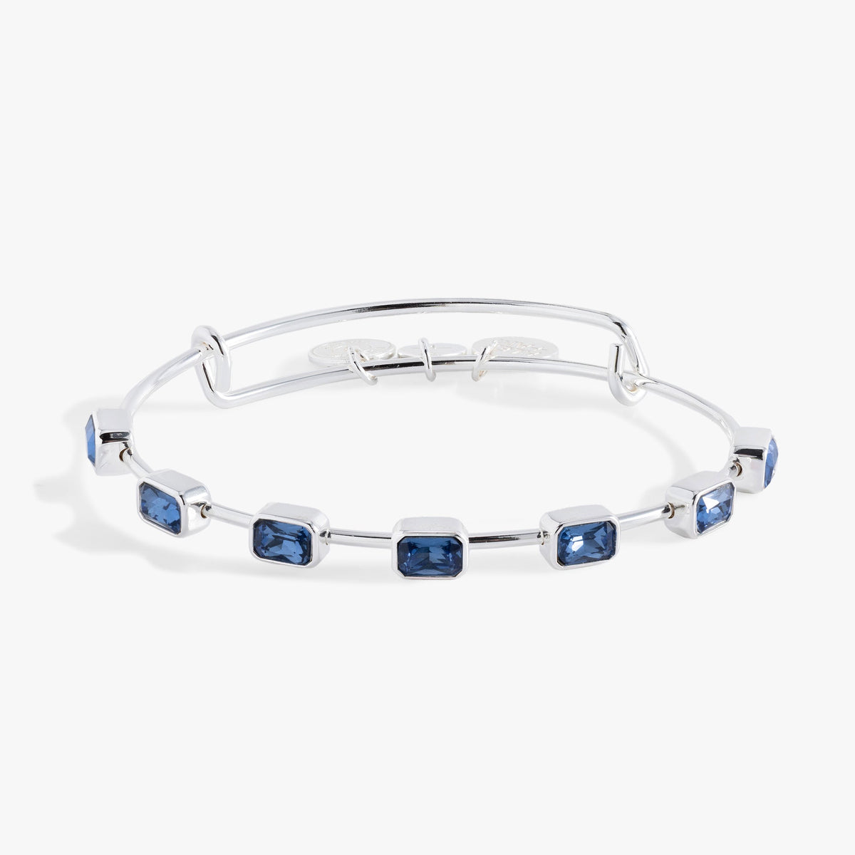 September Birthstone Emerald Cut Bangle Gold | Alex and Ani