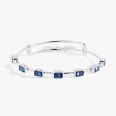 September Birthstone Emerald Cut Bangle Gold | Alex and Ani