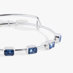 September Birthstone Emerald Cut Bangle Gold | Alex and Ani