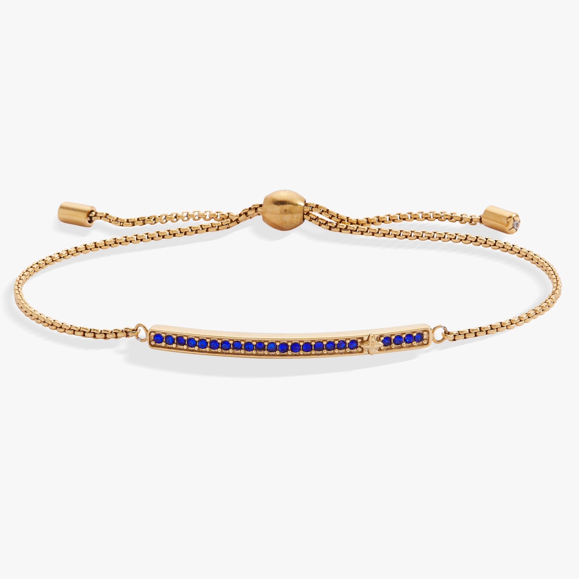 Birthstone Pave Bolo - September Stainless Steel Silver | Alex and Ani