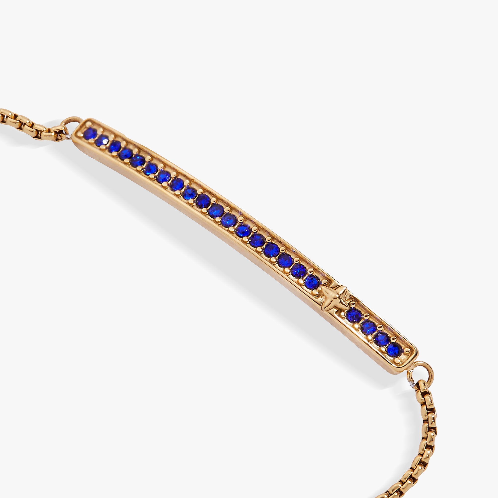 Birthstone Pave Bolo - September Stainless Steel Silver | Alex and Ani