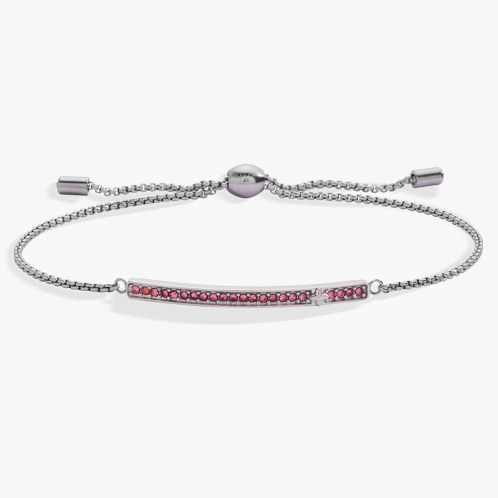 Birthstone Pave Bolo - October Stainless Steel Gold | Alex and Ani