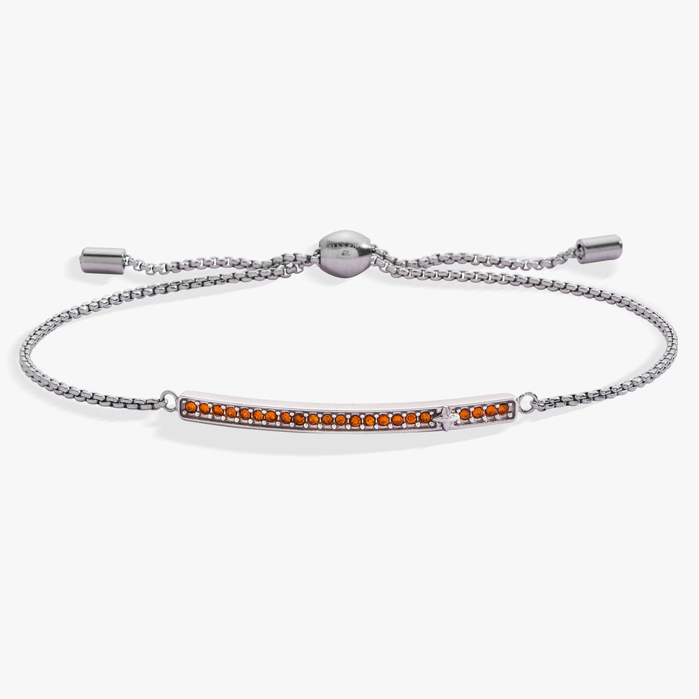 Birthstone Pave Bolo - November Stainless Steel Gold | Alex and Ani