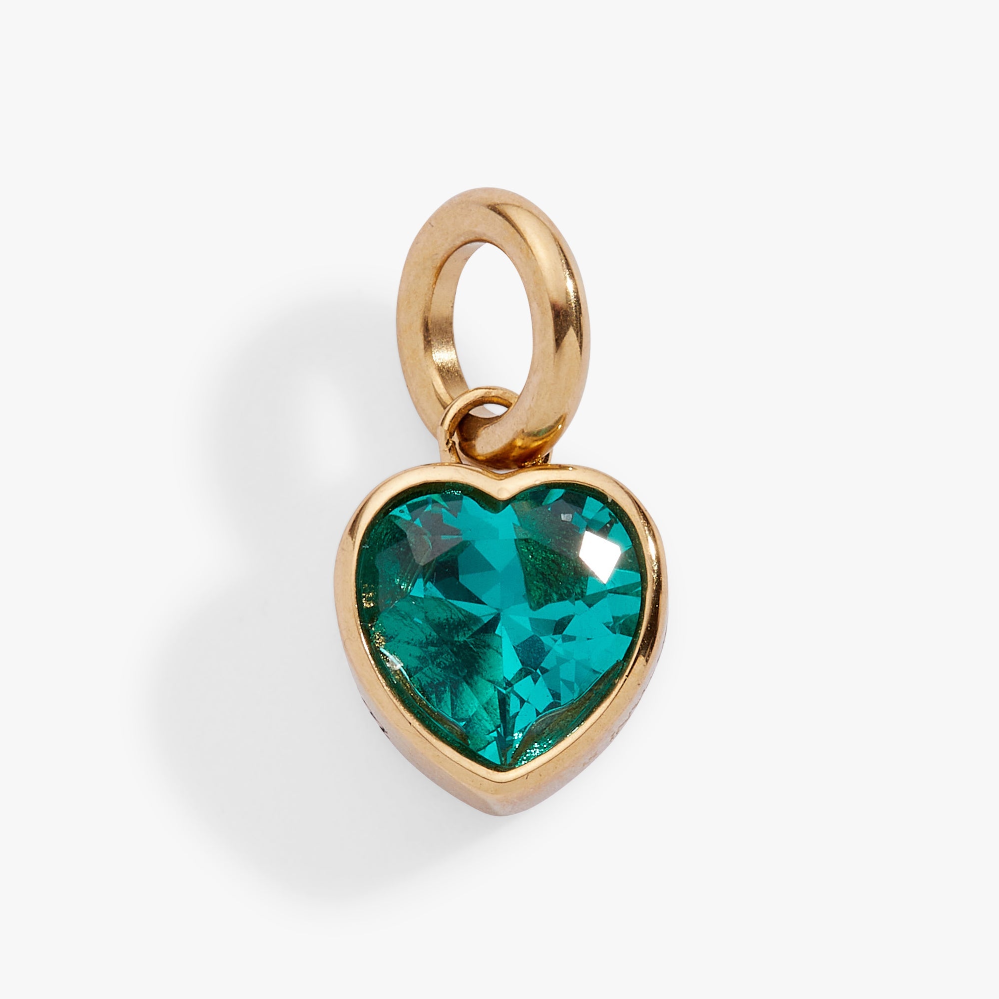 Wisdom' Heart Birthstone Charm-DECEMBER Stainless Steel Gold | Alex and Ani