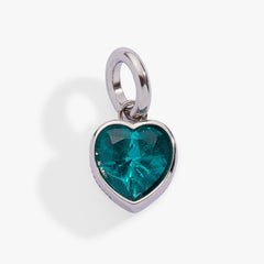 Wisdom' Heart Birthstone Charm-DECEMBER Stainless Steel Gold | Alex and Ani