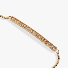 Birthstone Pave Bolo - April Stainless Steel Gold | Alex and Ani