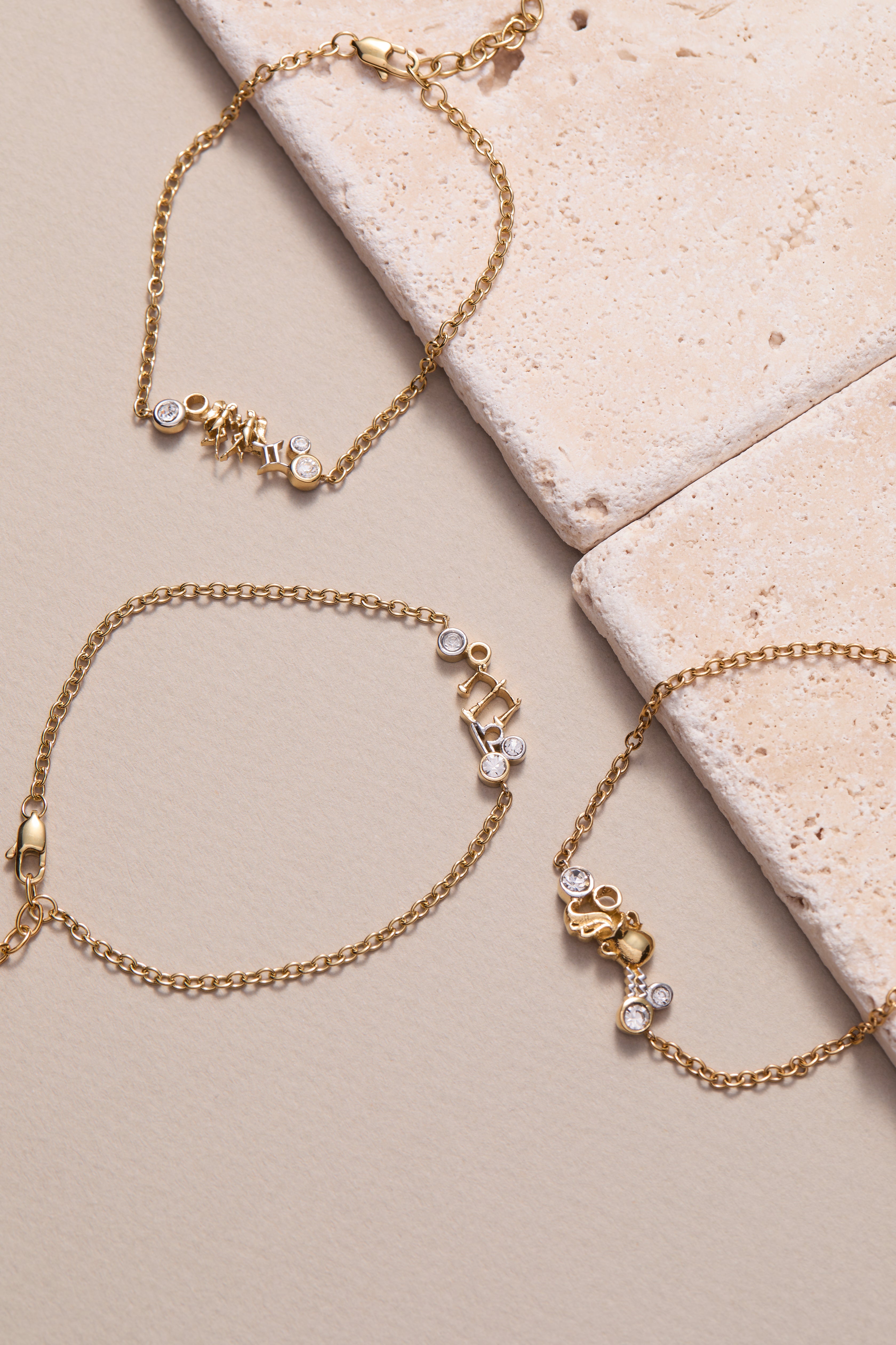 Aquarius Symbol Inline Bracelet Two Tone - Stainless Steel | Alex and Ani