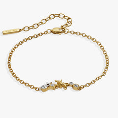 Taurus Symbol Inline Bracelet Two Tone - Stainless Steel | Alex and Ani