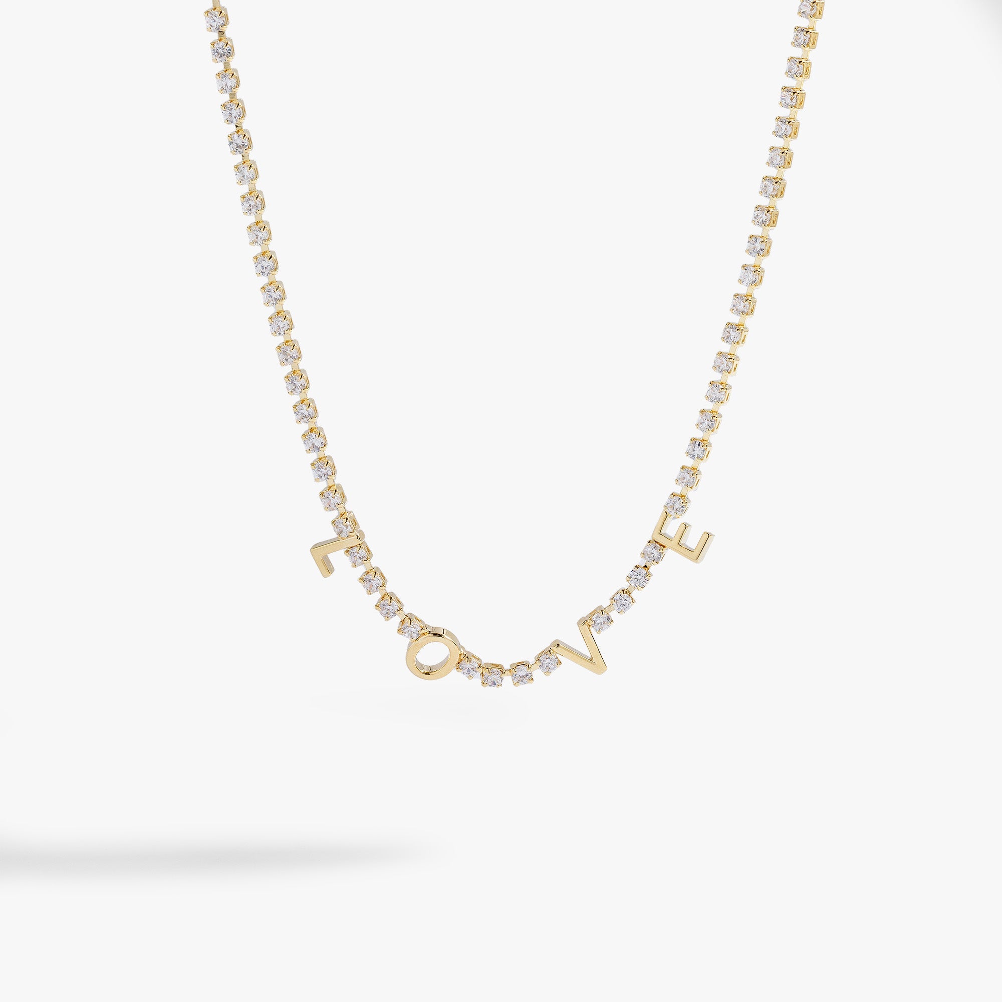 Love Tennis Necklace Gold | Alex and Ani