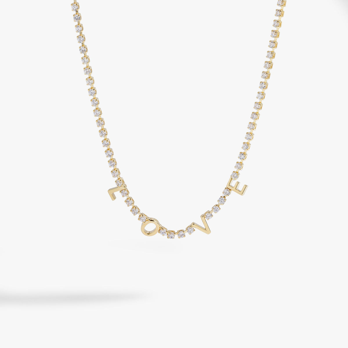 Love Tennis Necklace Gold | Alex and Ani