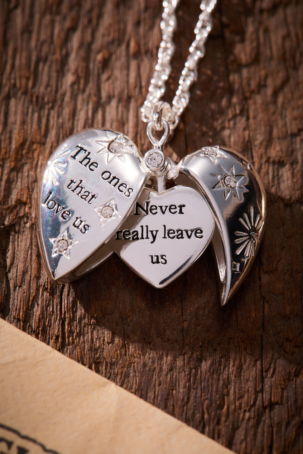 Harry Potter “The Ones That Love Us” Locket Necklace Silver | Alex and Ani