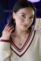 Harry Potter™ Time Turner Necklace, Gold 14kt Gold Over Sterling Silver | Alex and Ani