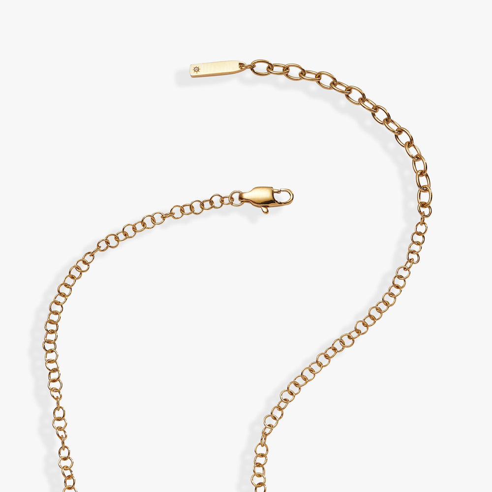 Wife Crystal Necklace Stainless Steel Gold | Alex and Ani