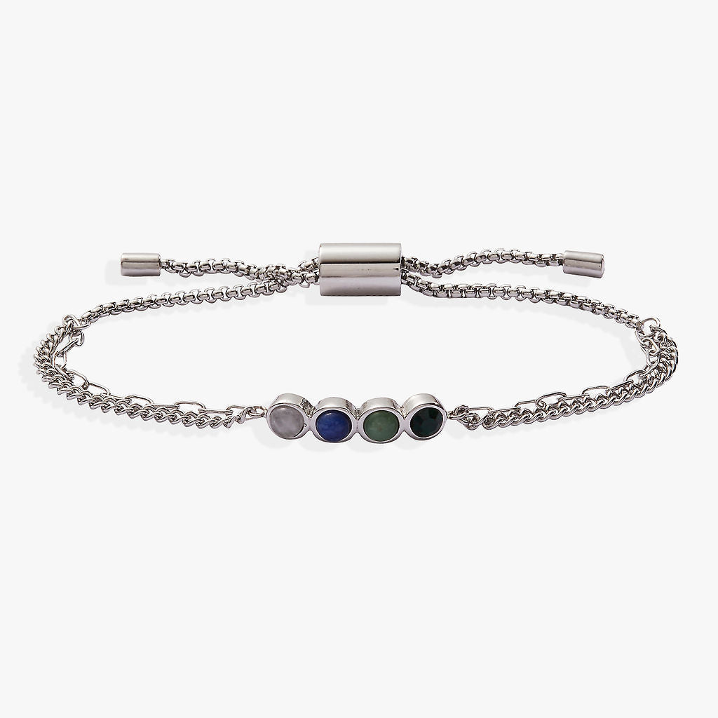 Wife Acrostic Bolo Stainless Steel Silver | Alex and Ani