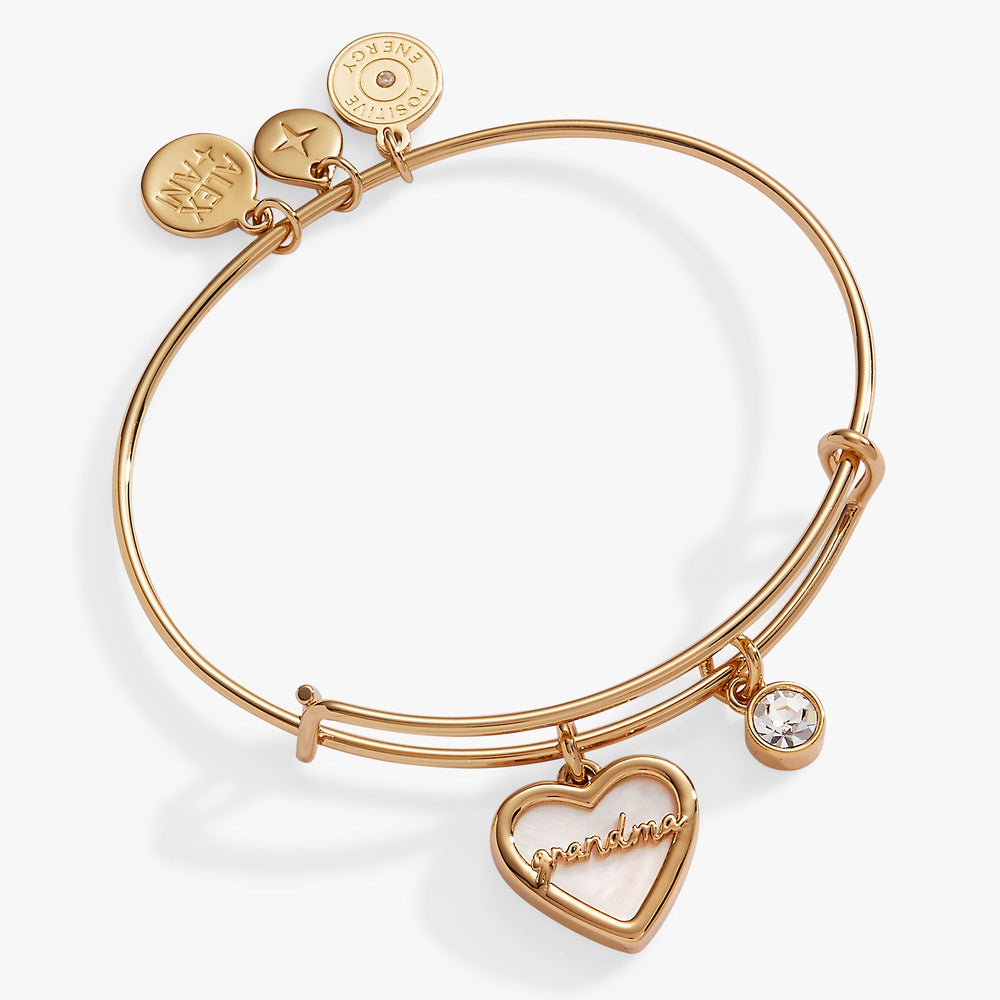 Grandma Mother of Pearl Bangle Gold | Alex and Ani