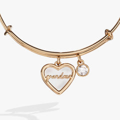 Grandma Mother of Pearl Bangle Gold | Alex and Ani