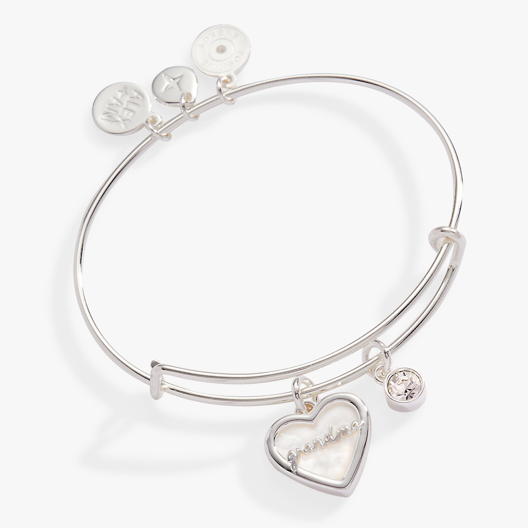 Grandma Mother of Pearl Bangle Gold | Alex and Ani