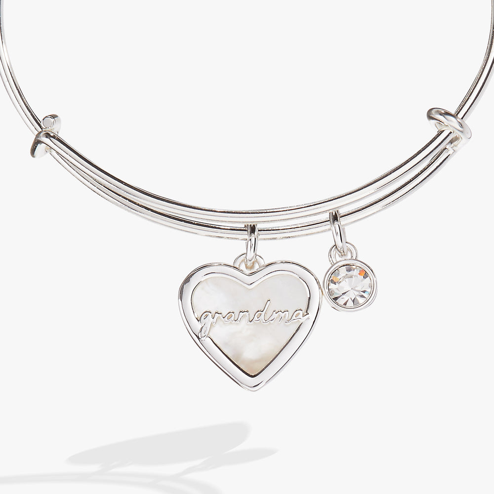 Grandma Mother of Pearl Bangle Gold | Alex and Ani