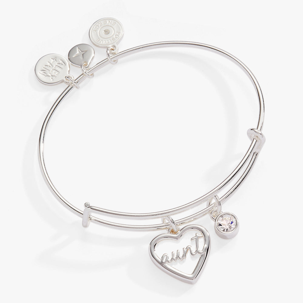 Aunt Mother of Pearl Bangle Gold | Alex and Ani