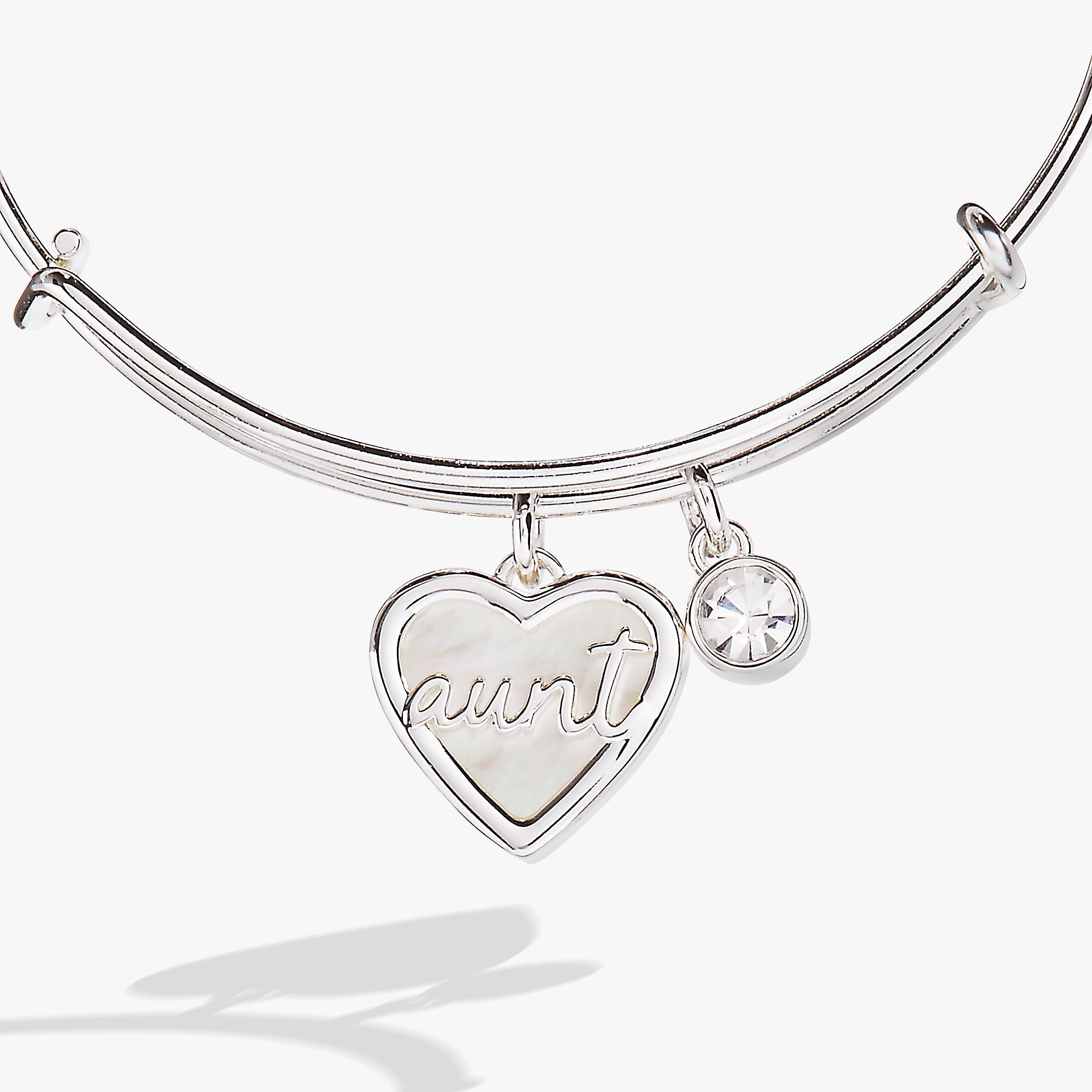 Aunt Mother of Pearl Bangle Gold | Alex and Ani